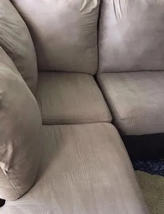 بعد تنظيف المجالس والكنب بالبخار