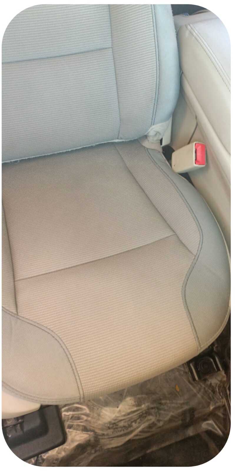 After car seat cleaning